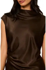 Nights w/ You Satin Shell Top