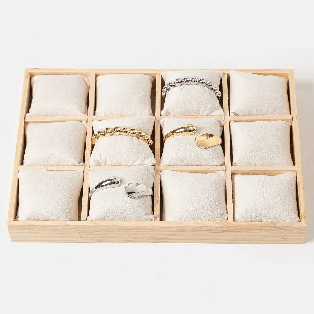 Wooden Jewelry Bracelet Display Box
