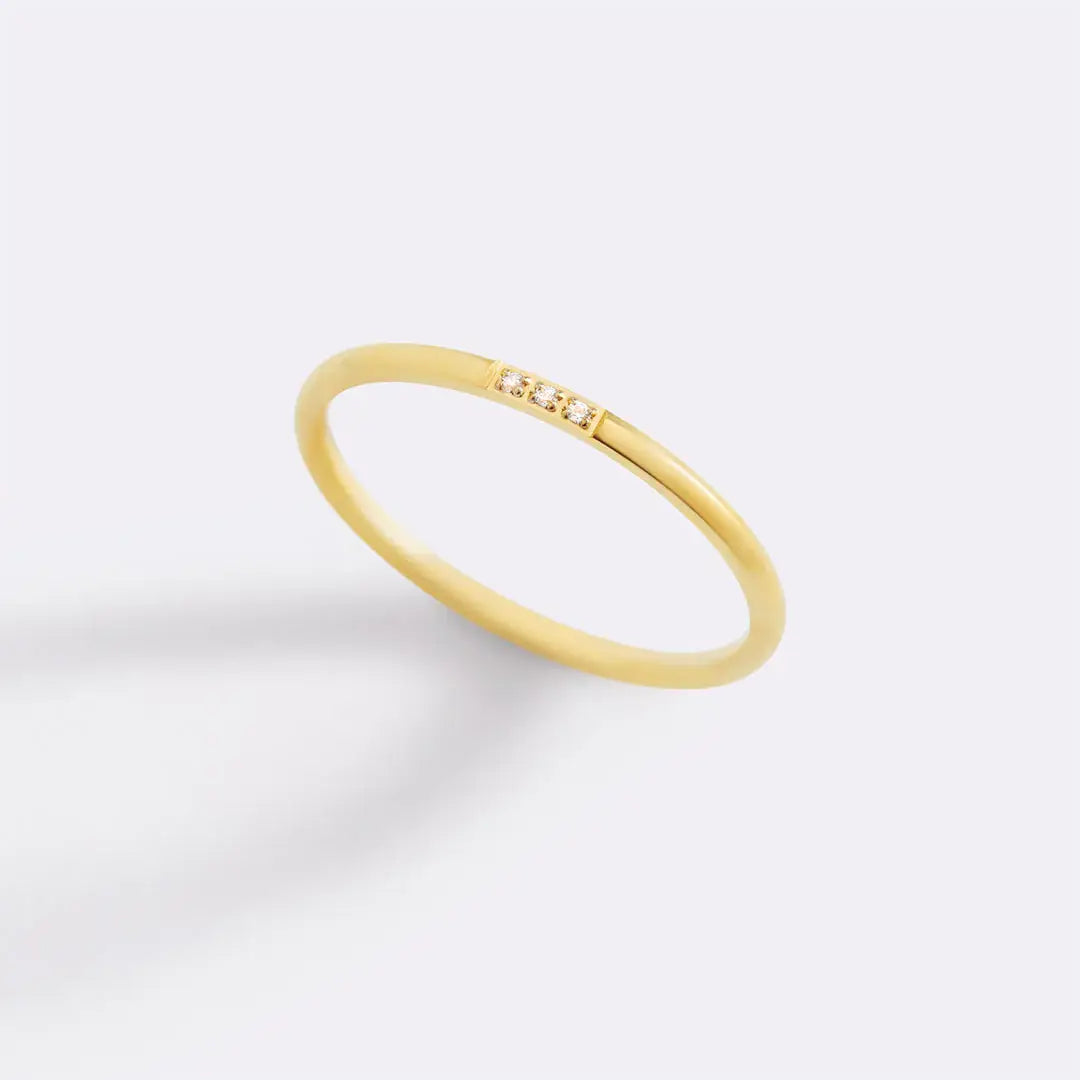 Dainty Diamonds Stacking Ring