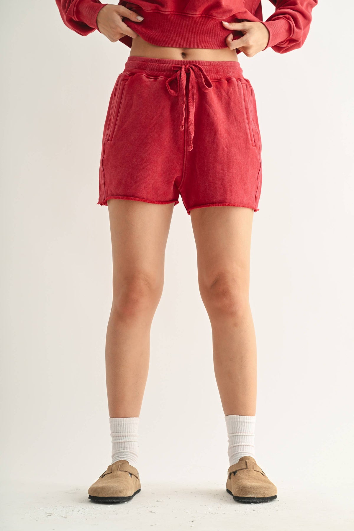 Mineral Wash Luxe Shorts