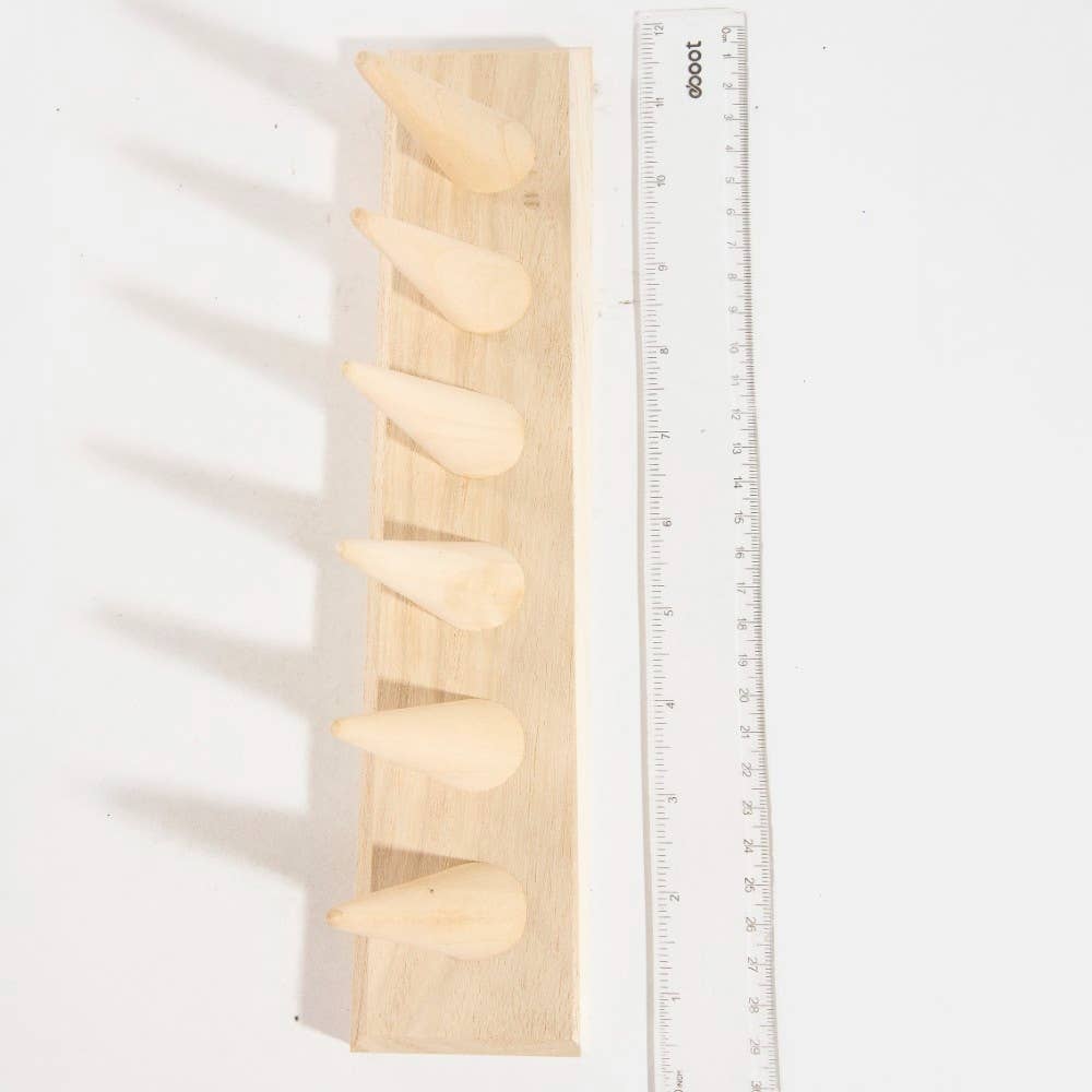 Wooden Ring Mount Display