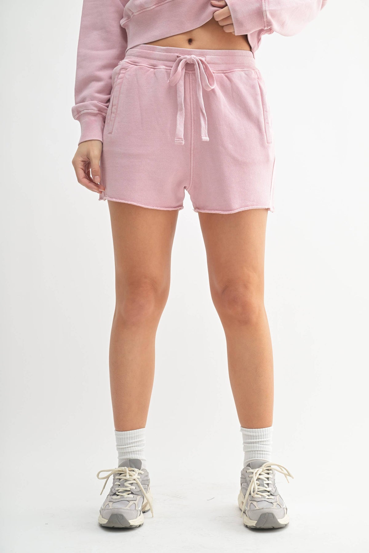 Mineral Wash Luxe Shorts