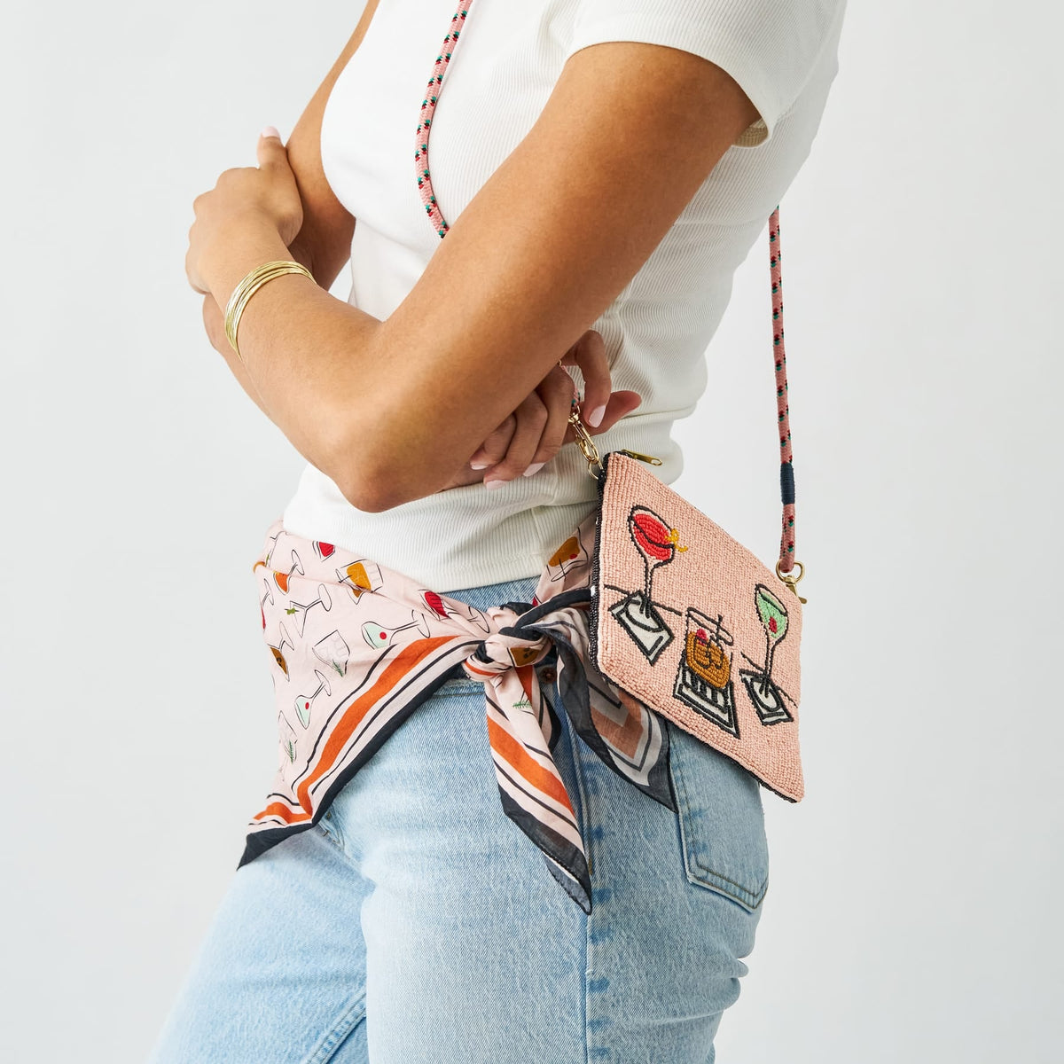Olivia scarf – Cocktail print