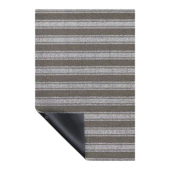 Chilewich doormat Boardwalk Stripe Shag Mats - Walnut