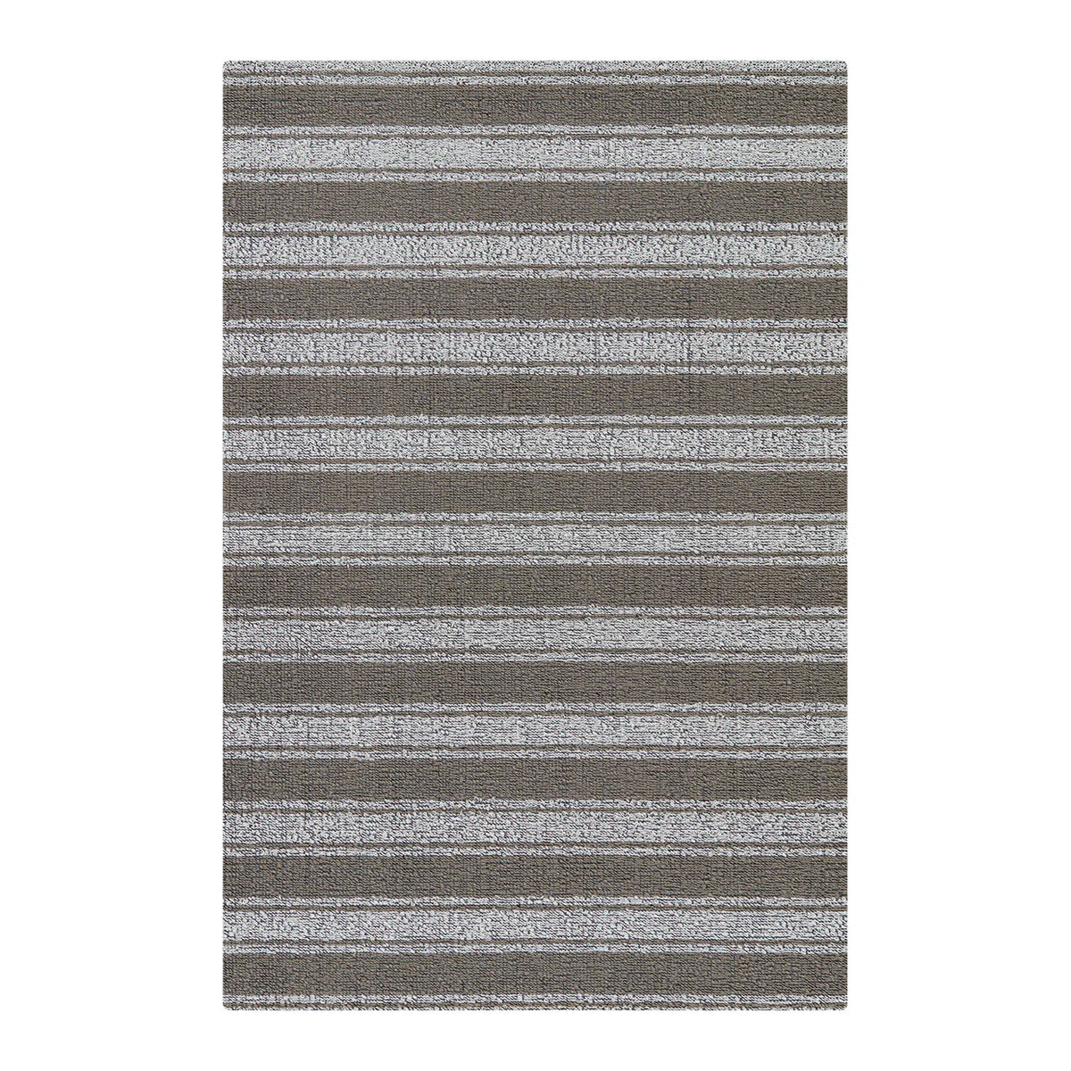 Chilewich doormat Boardwalk Stripe Shag Mats - Walnut