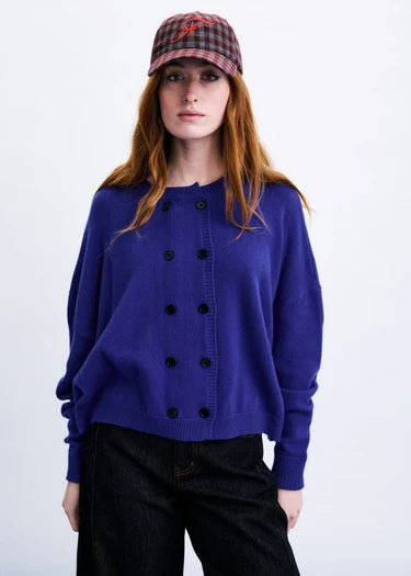 Chichi Cardigan - Bleu Electrique