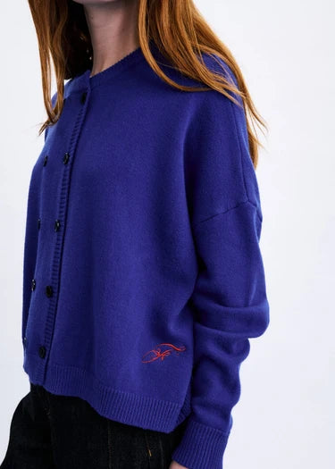 Chichi Cardigan - Bleu Electrique