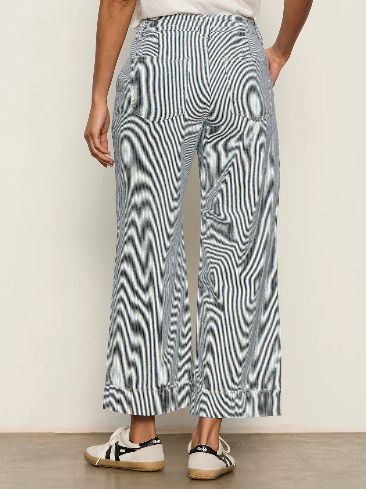 Lily Stripe Cropped Pant