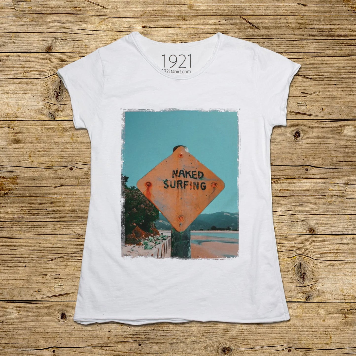 1921 T-Shirt - Naked surfing