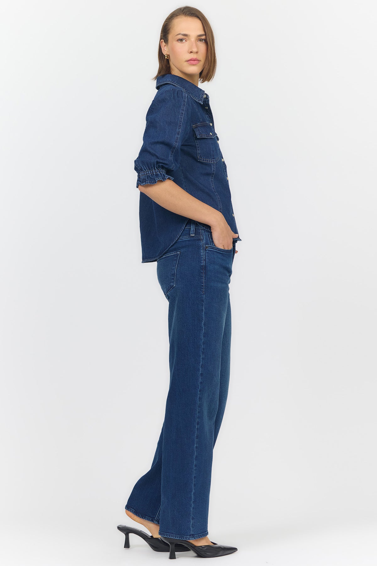 Antonia Blouse - Dark Cobalt