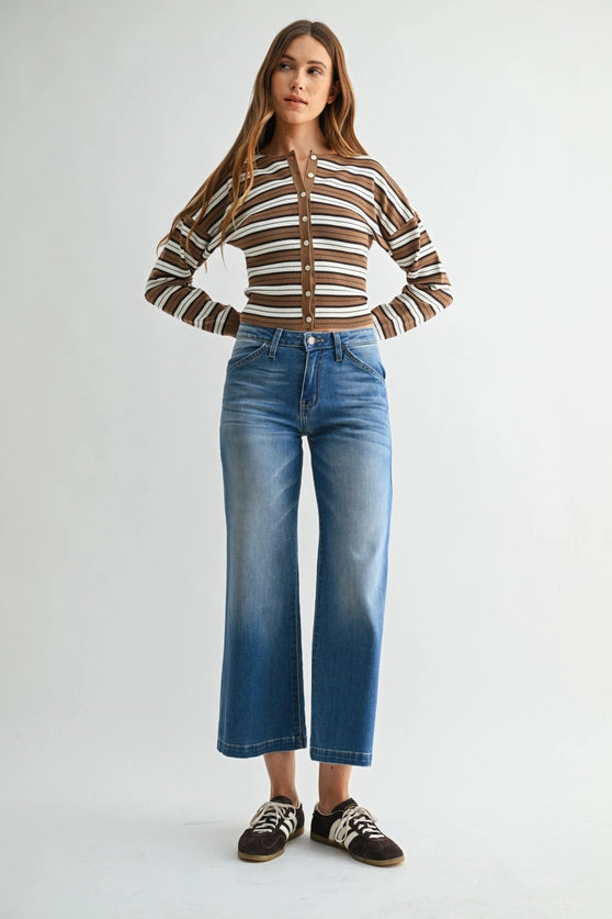 Genoa Slant Pocket Crop Jean