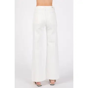 Paola A-Line Scissor Cut Wide Leg Jean