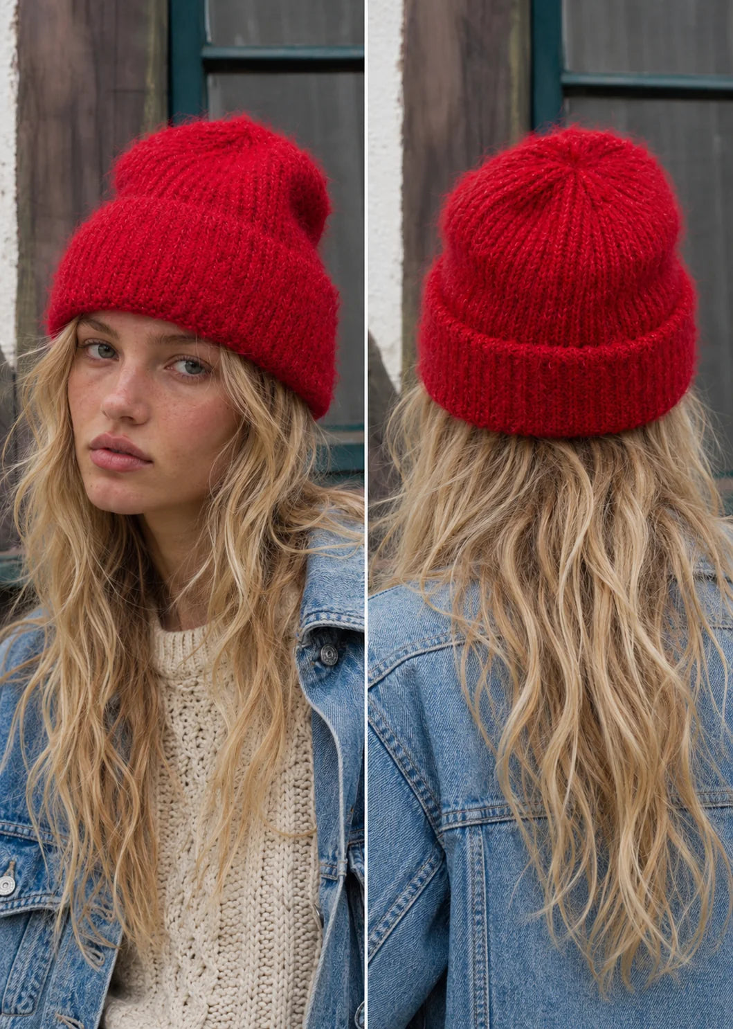 Frostline Beanie - Red