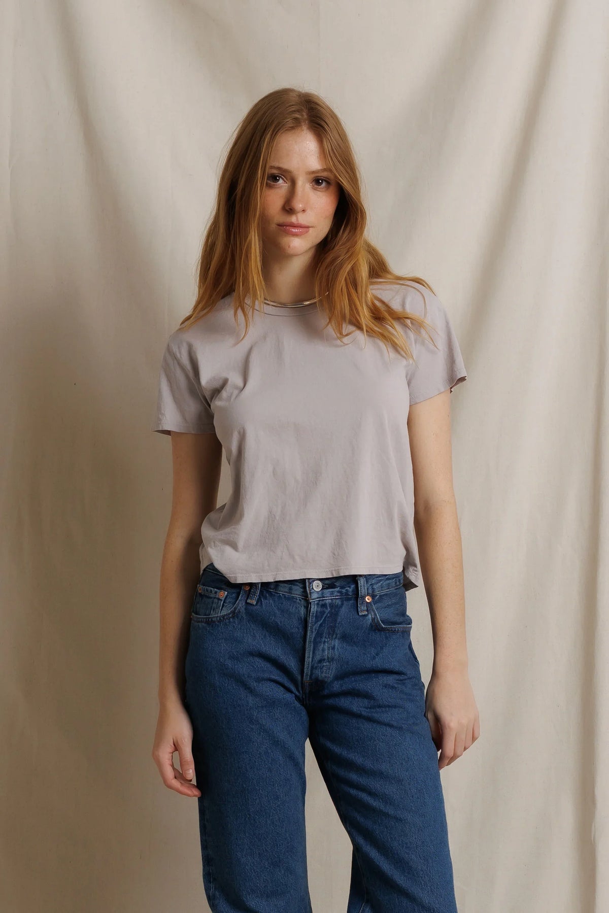 Harley Cotton SS Boxy Crew Tee