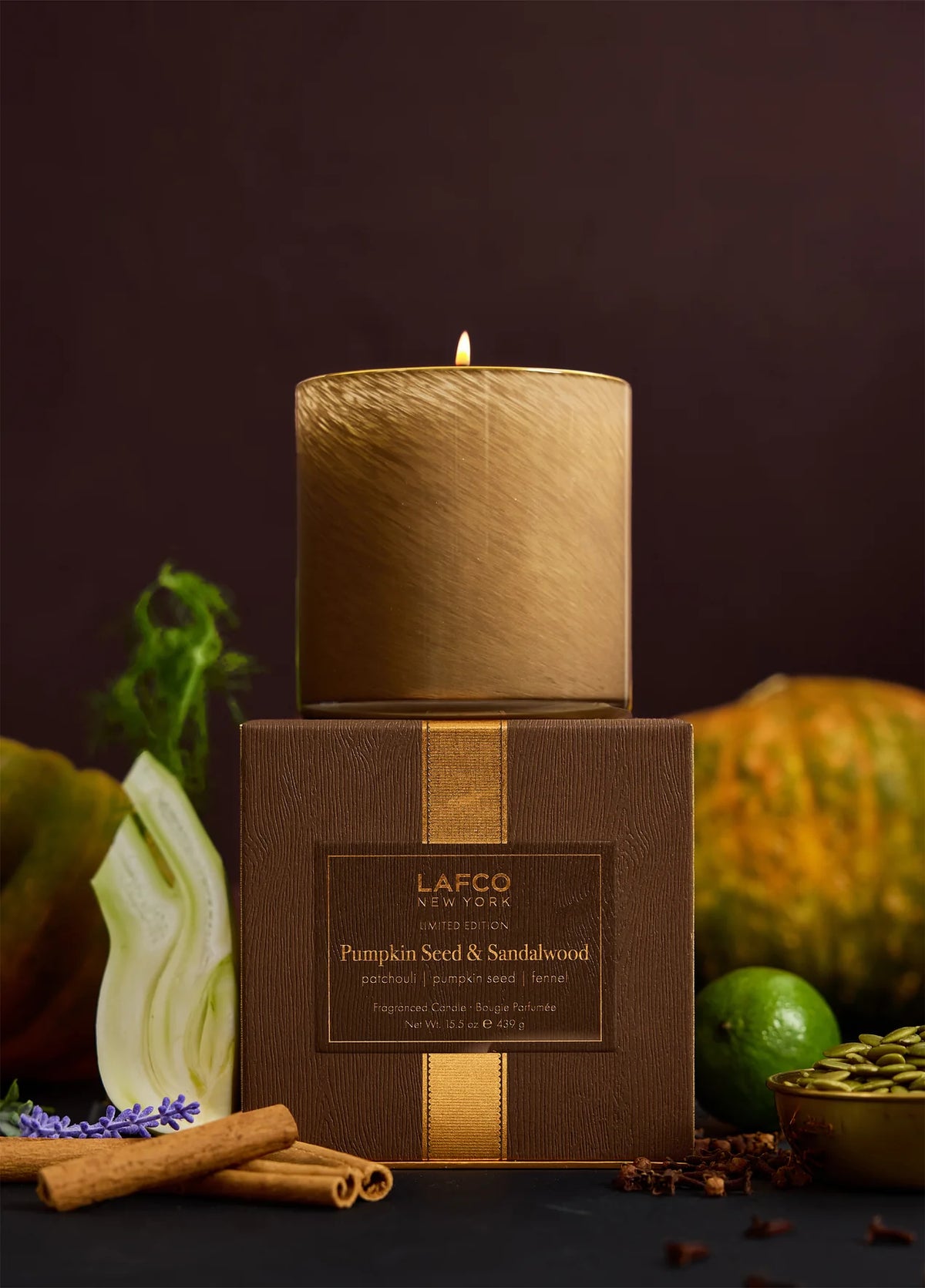 Pumpkin Seed & Sandalwood Candle - Signature 15.5 oz