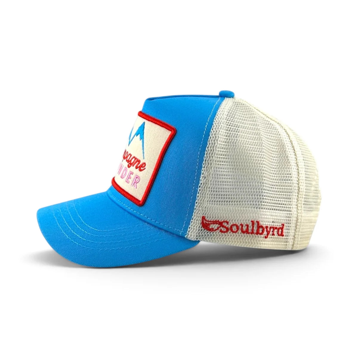 Champagne & Powder Trucker Hat - Blue