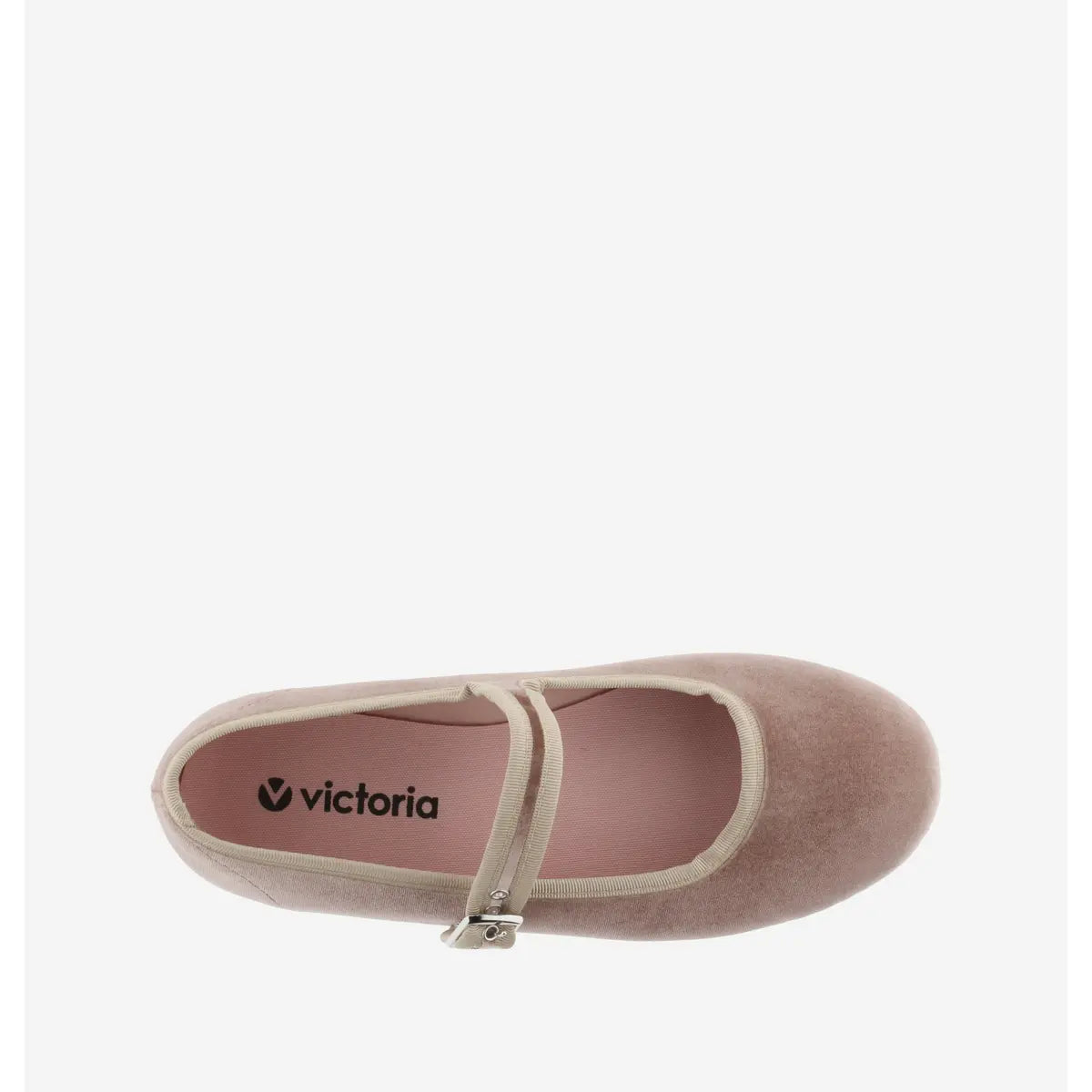 Gong-Fu Velvet Mary Jane Flats - Rosa