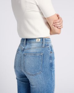 Paola A-Line Scissor Hem Wide Leg Jean - Medium