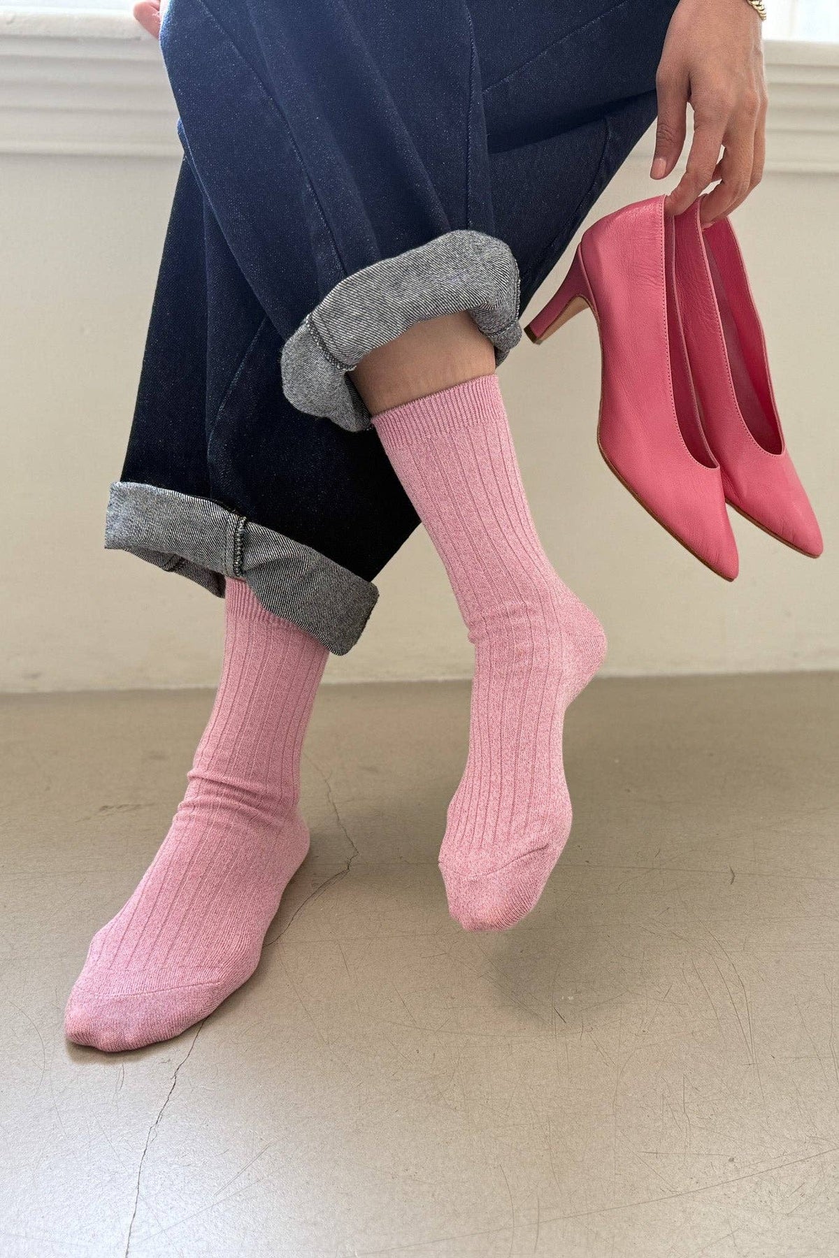 Her Socks - MODAL Lurex