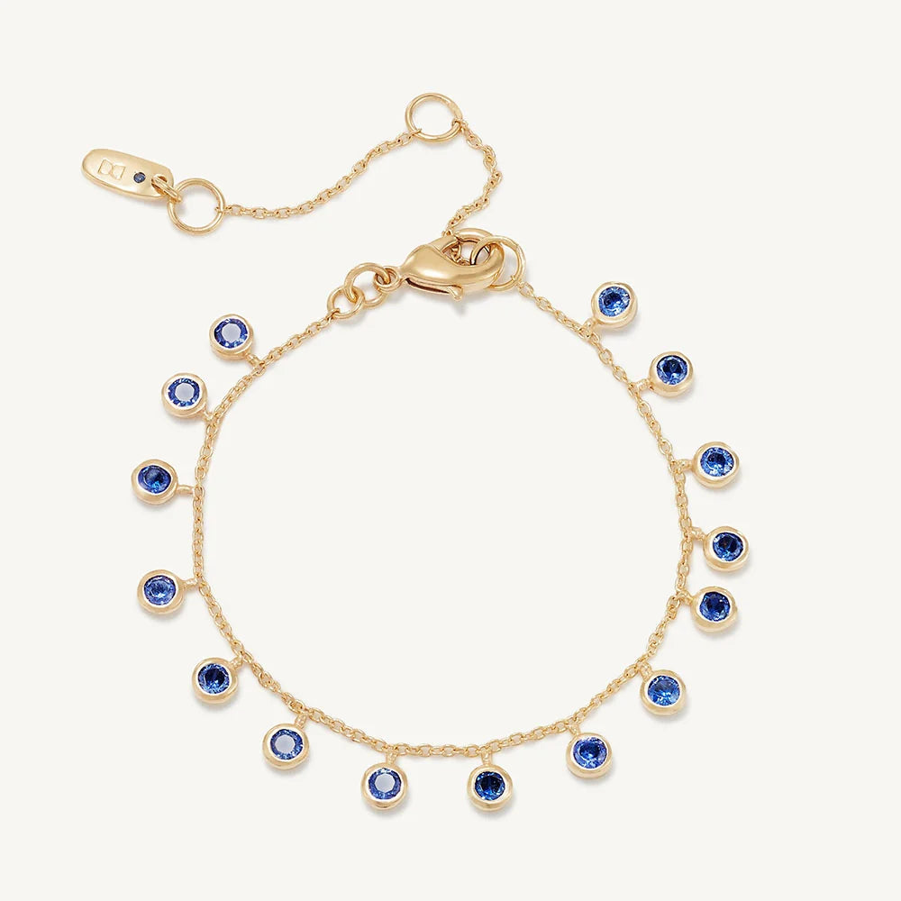 ORSAY CHARM BRACELET - Gold/Midnight Blue