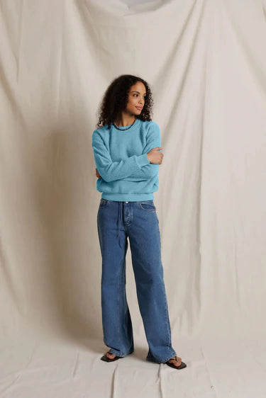 Ziggy Reverse Fleece LS Crewneck Sweatshirt