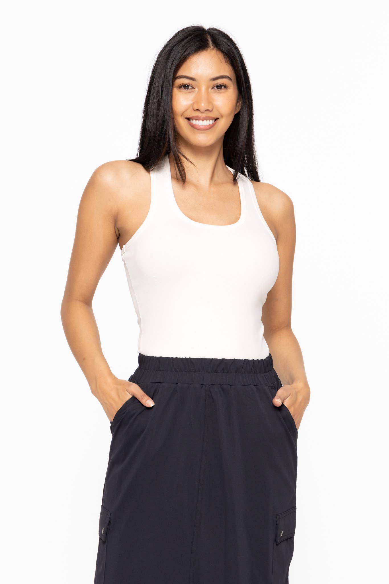 Slim Fit Scoop Neck Tank Top