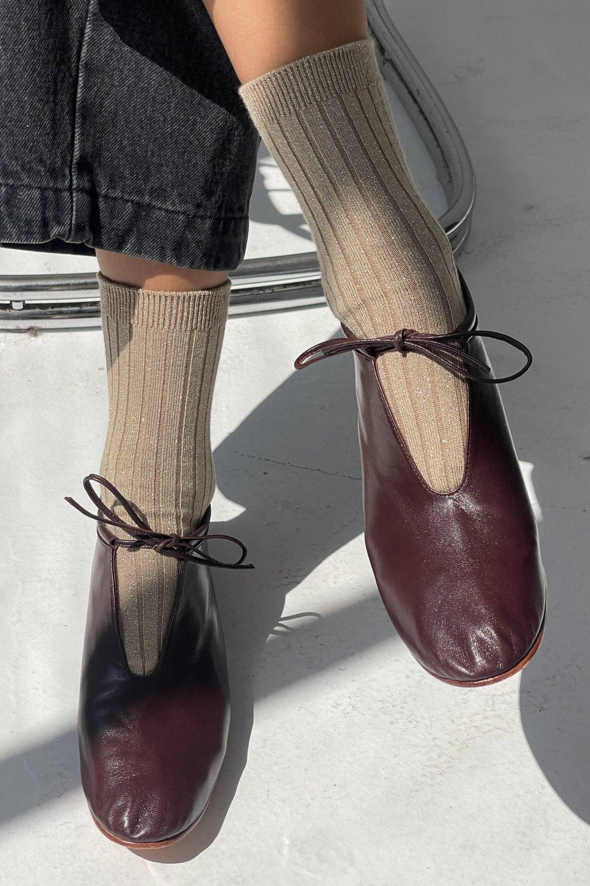 Her Socks - MODAL Lurex