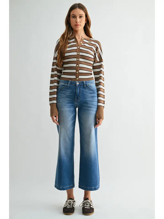 Genoa Slant Pocket Crop Jean