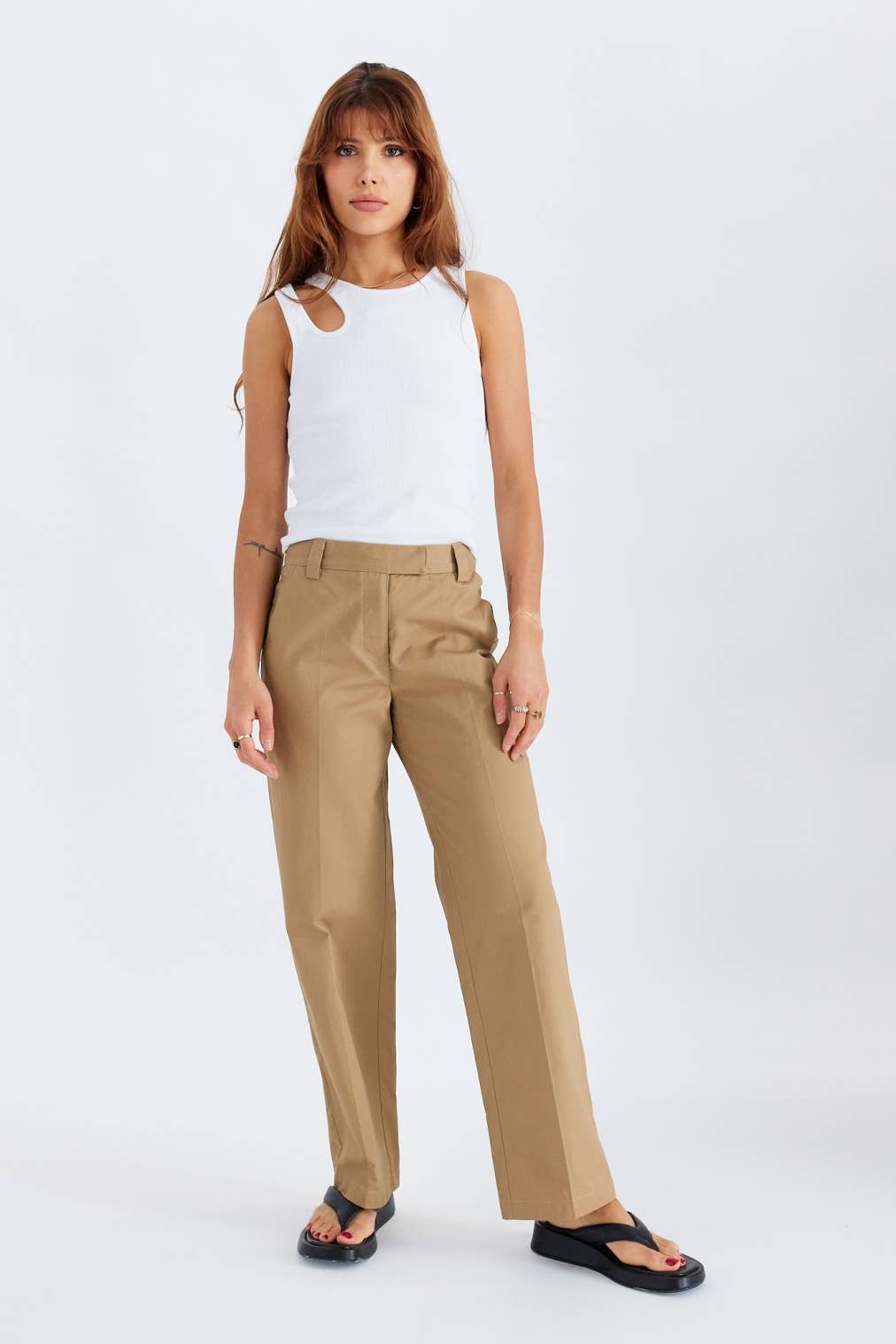 The Pardis Pants: KHAKI / MEDIUM