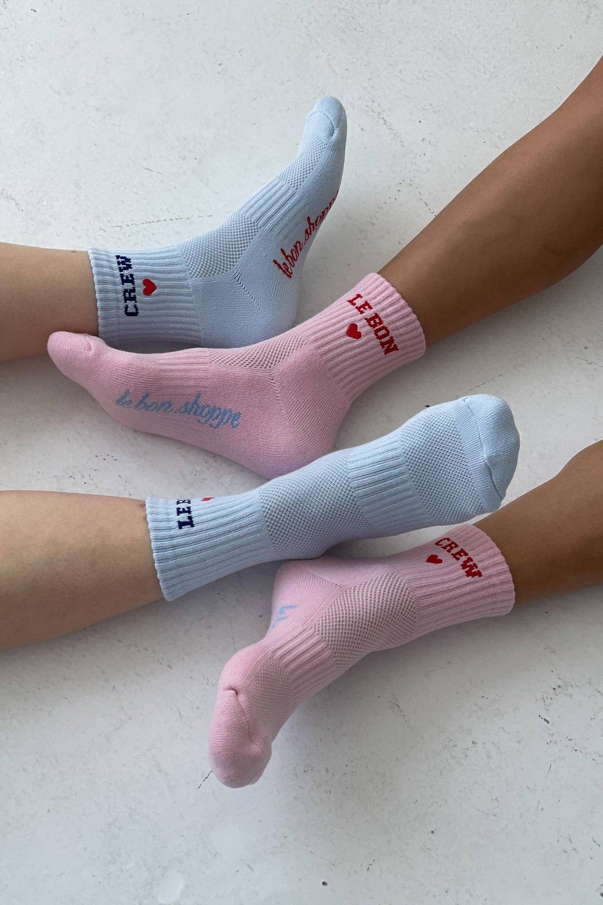 Embroidered Crew Socks