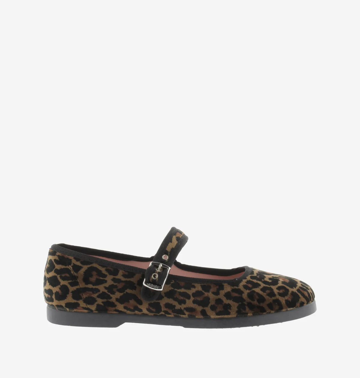 Gong-Fu Velvet Mary Jane Flats - Leopard