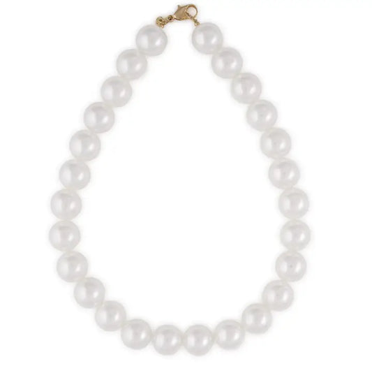 Iris Large Bead Necklace Pearls