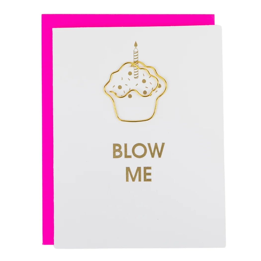 Blow Me - Paper Clip Card