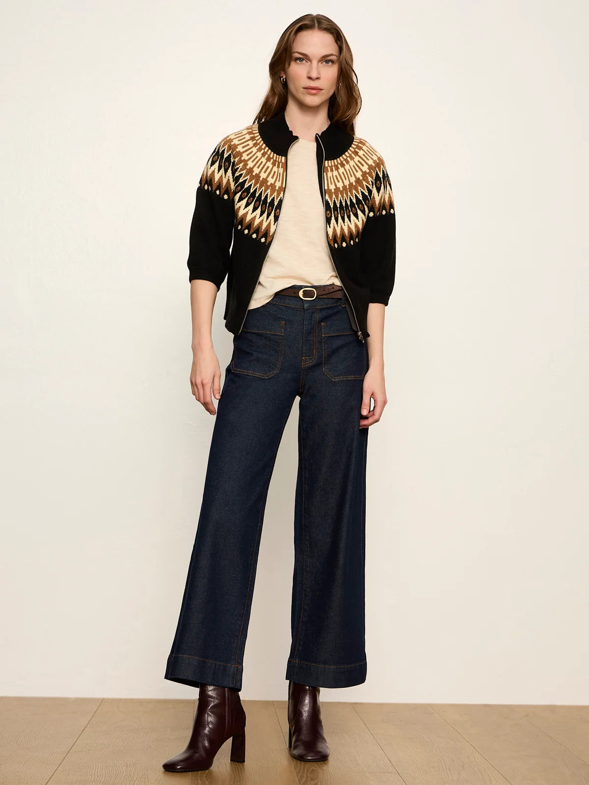 Fairisle Zip Up