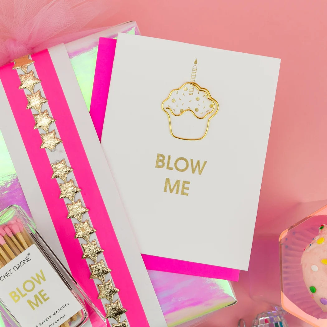 Blow Me - Paper Clip Card