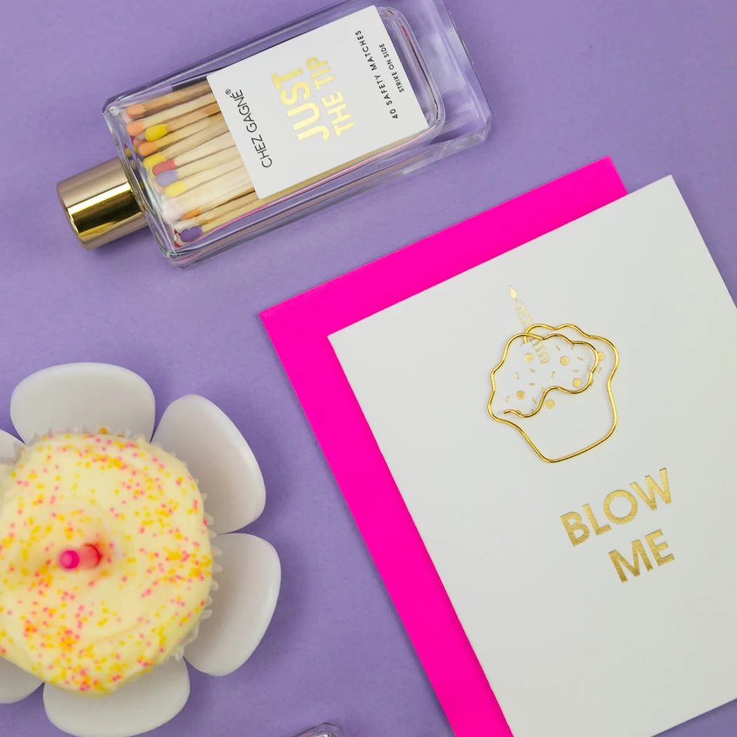 Blow Me - Paper Clip Card
