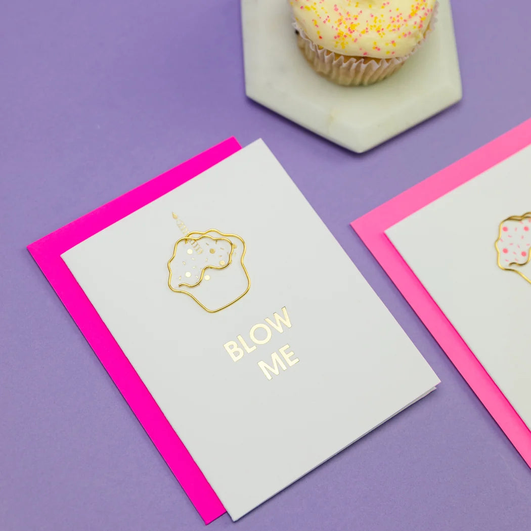 Blow Me - Paper Clip Card