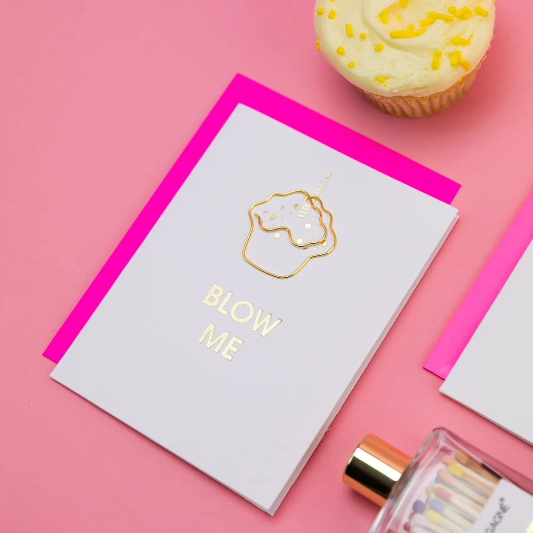 Blow Me - Paper Clip Card