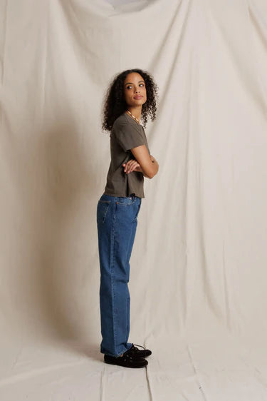Harley Cotton SS Boxy Crew Tee