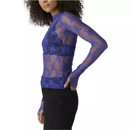 Free People Lady Lux Layering Top - Blue Beam