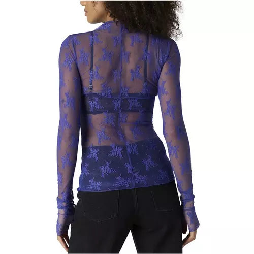 Free People Lady Lux Layering Top - Blue Beam