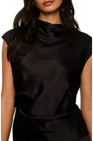 Nights w/ You Satin Shell Top