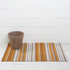Chilewich doormat Horizon Stripe Shag Mats - Desert