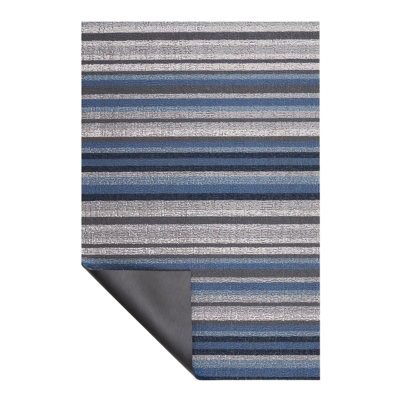 Chilewich Shag doormat Horizon Stripe