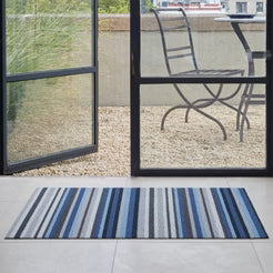 Chilewich Shag doormat Horizon Stripe