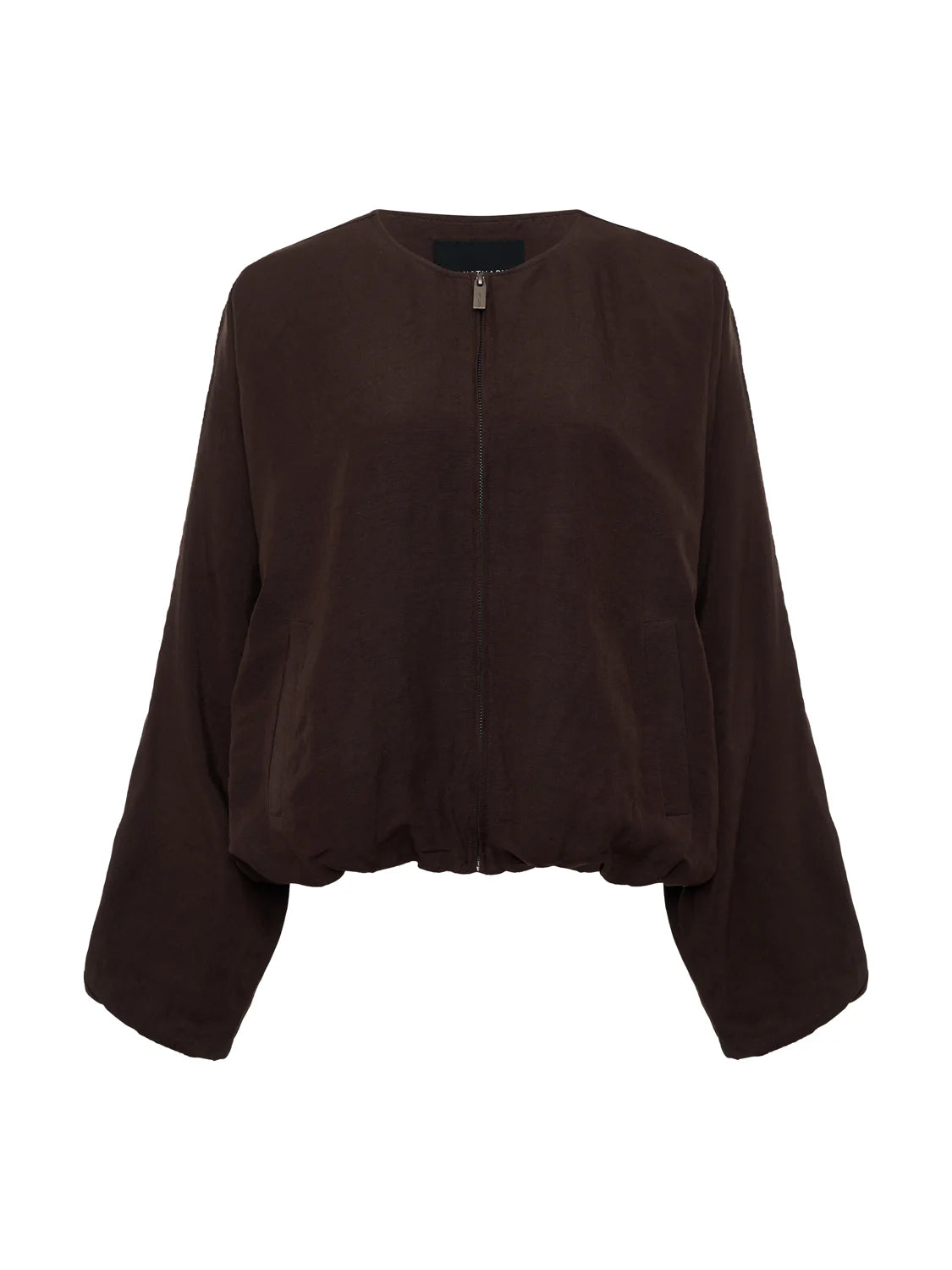 Linen Bubble Jacket - Rich Soil