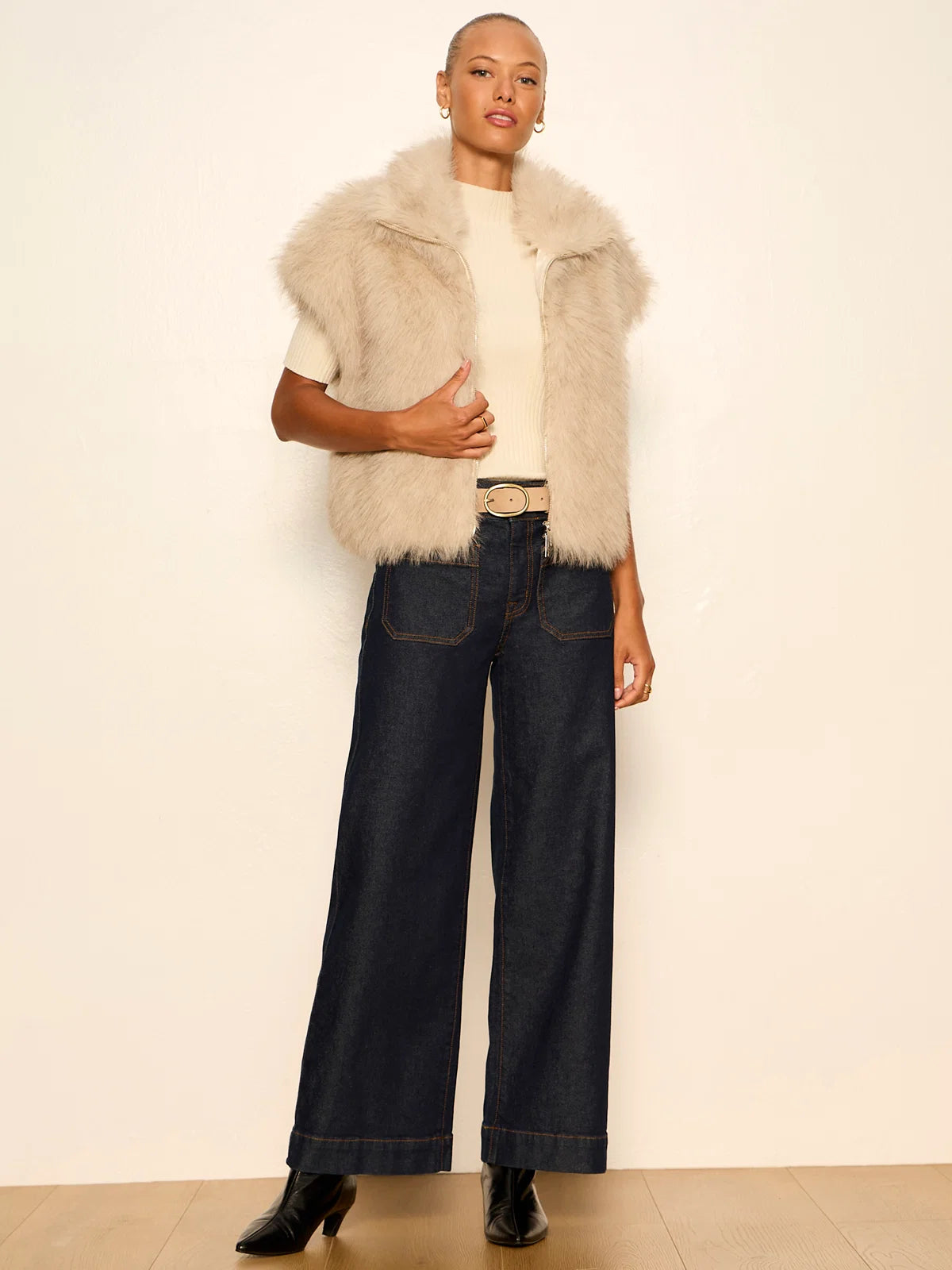 Silky Fur Vest