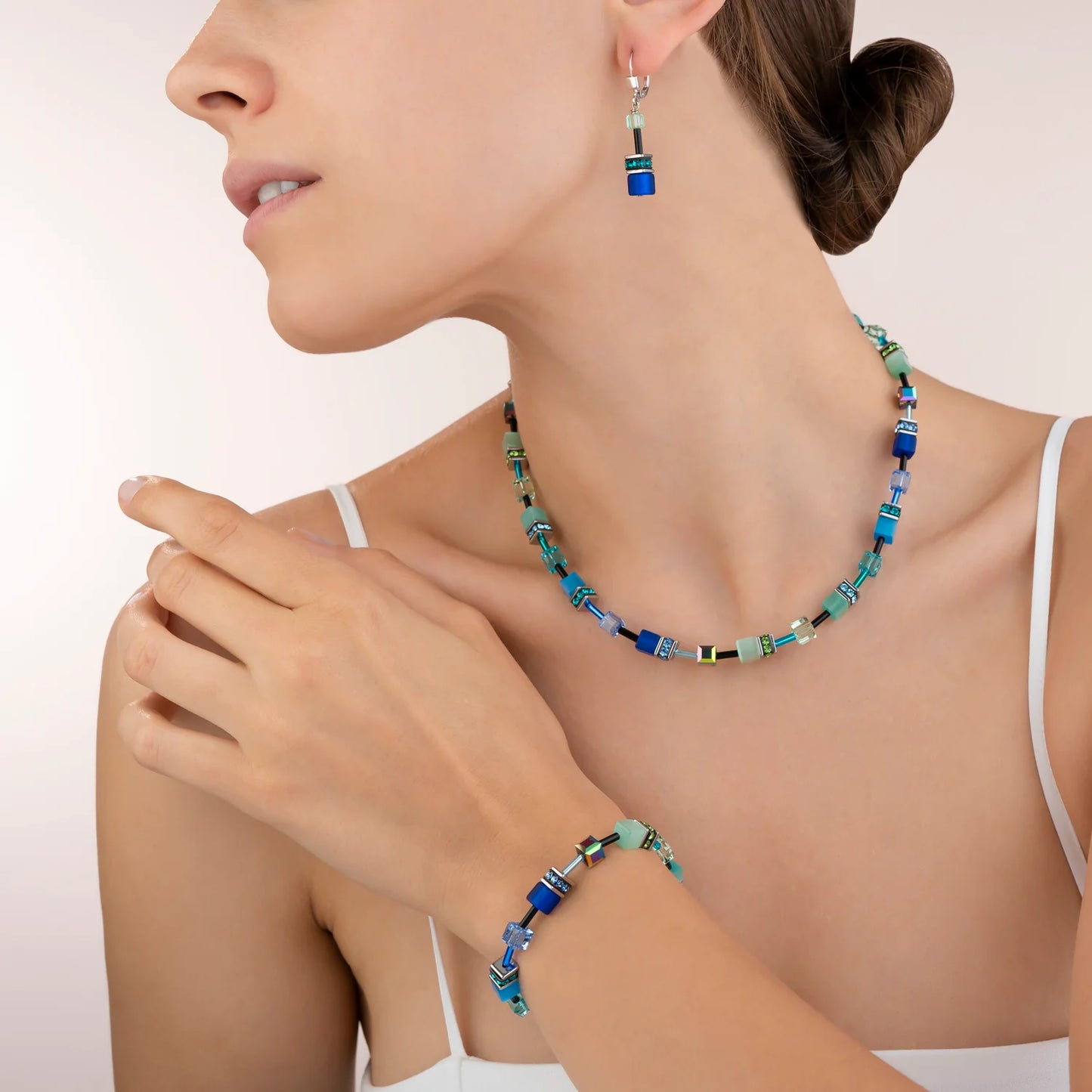 Multi color COEUR de LION bracelet