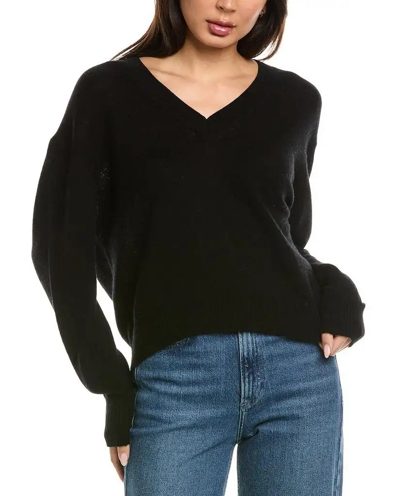 Indya V-Neck - Merino 30% Cashmere