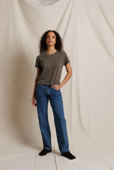Harley Cotton SS Boxy Crew Tee